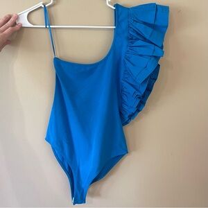 Zara One Should Ruffle Bodysuit